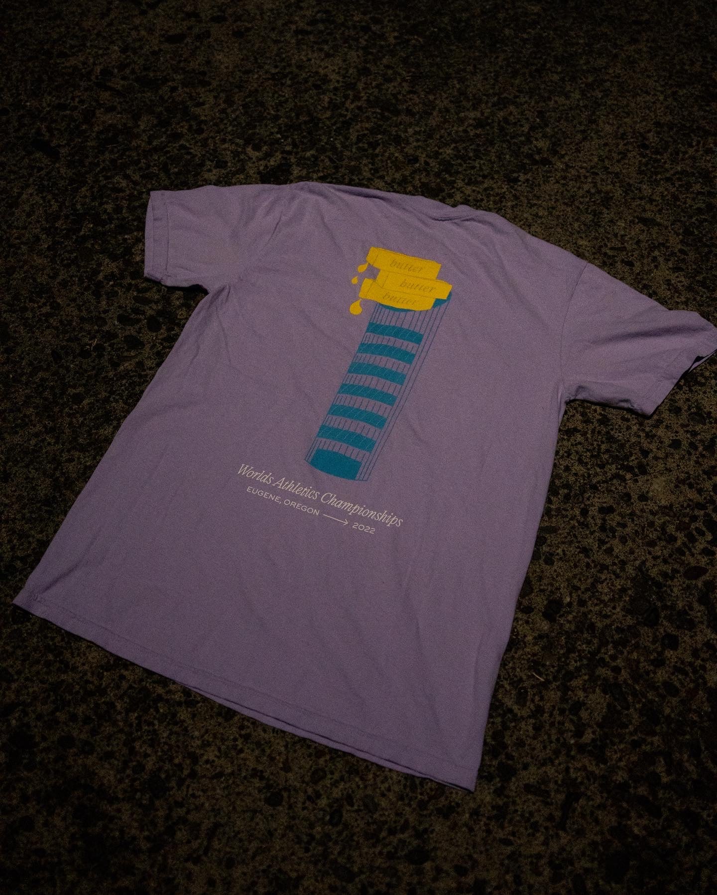 WORLD CHAMPS BUTTER TOWER T-SHIRT